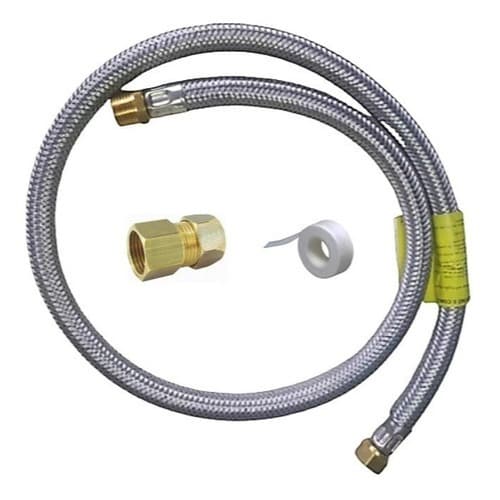 Kit Instalação Gás Encanado Mangueira Adaptador Glp Gn