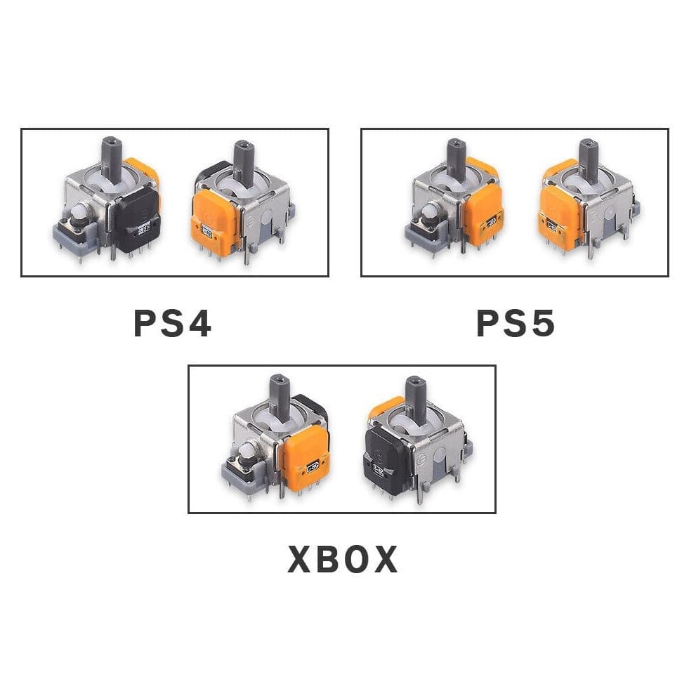 2 Analógicos 3d Magnéticos Hall Effect Para Dualsense De Ps5 , PS4 , Xbox One e Series e Xbox 360