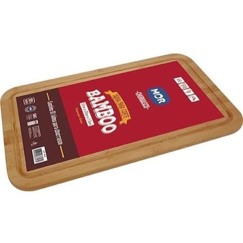 Tabua De Carne Madeira Bambu Churrasco Grande 50 X 30cm Mor