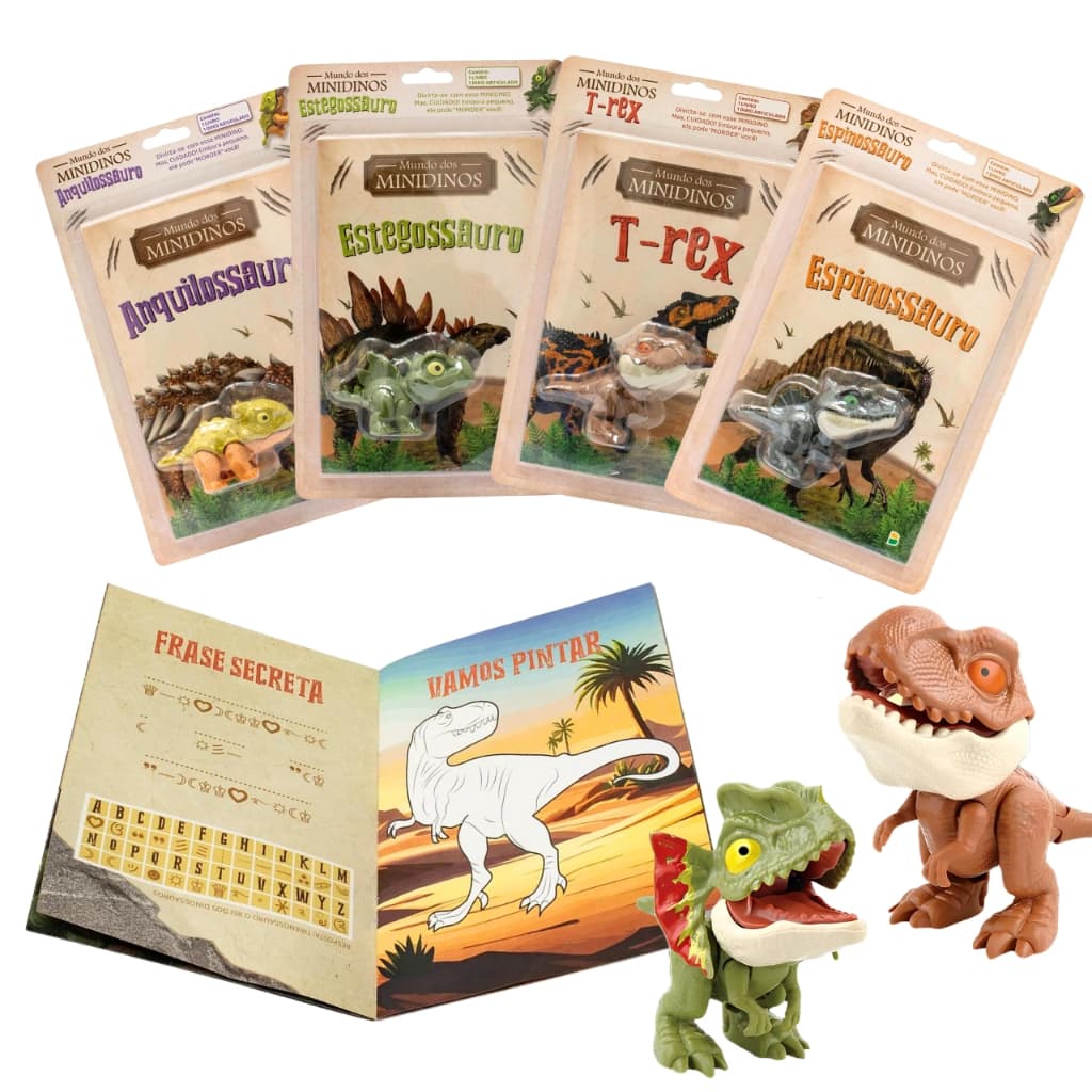 Livros Dinossauros Histórias Atividades Dinossauro de Brinquedo Livros Infantis Educativos Brinquedo Livros