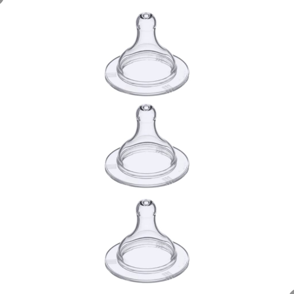 Kit Bico De Mamadeira Super 330ml Convencional e Ortodôntico 100% Silicone