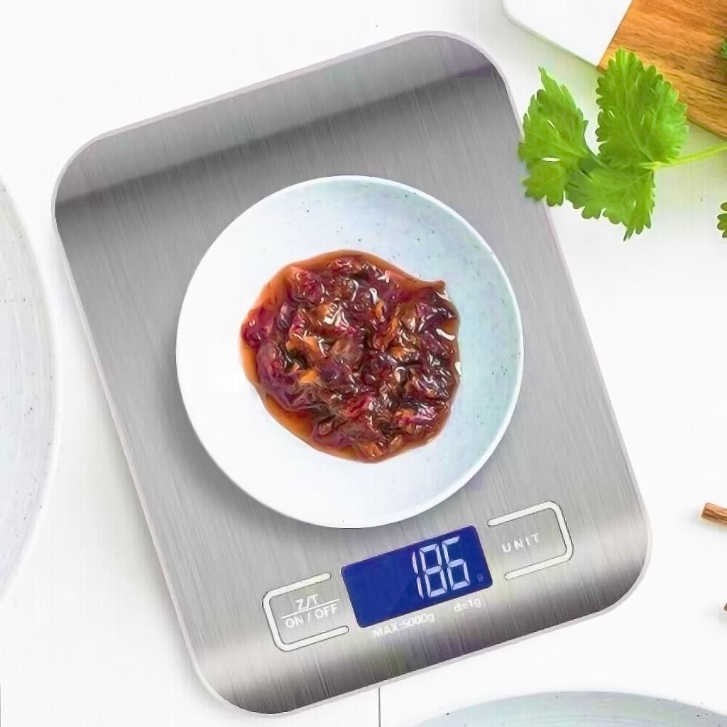 Balança de Cozinha Digital Inox Alta Precisão 5kg - A243