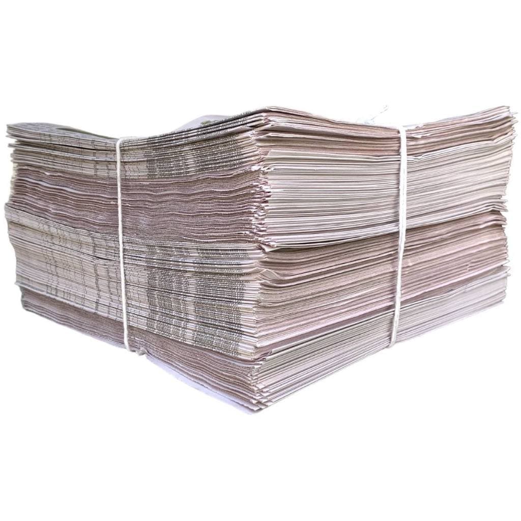 Jornal 10KG Papel Fardo Folhas Grandes Papel Limpo