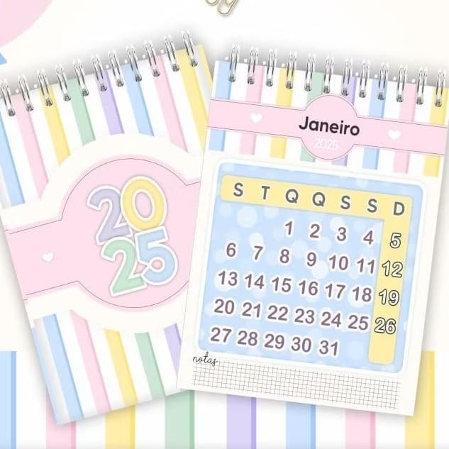 CALENDÁRIO DE MESA  CANDY 2025