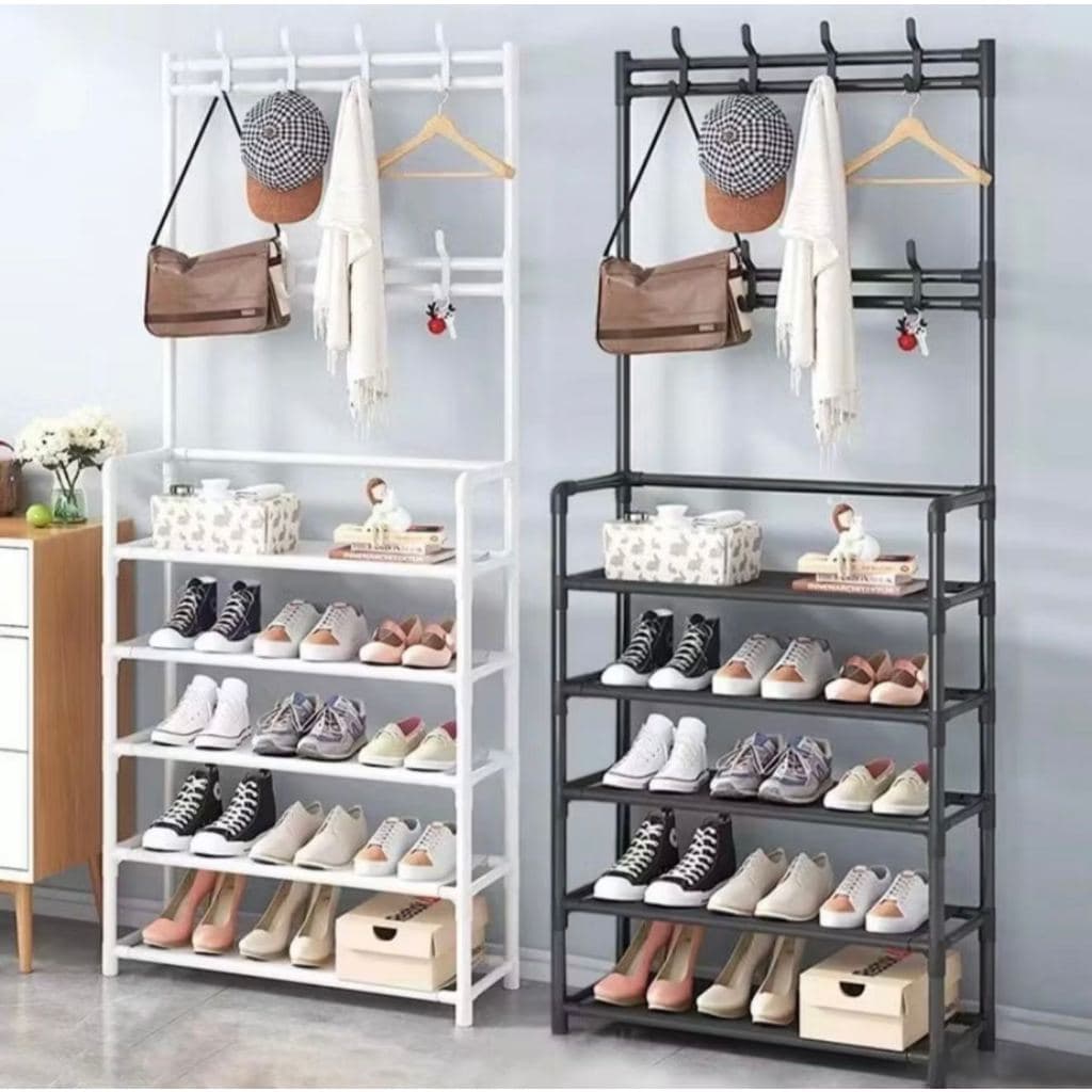 Arara Sapateira Organizadora cabideiro suporte Multiuso Sapato Tênis Roupa Closet Quarto Armários