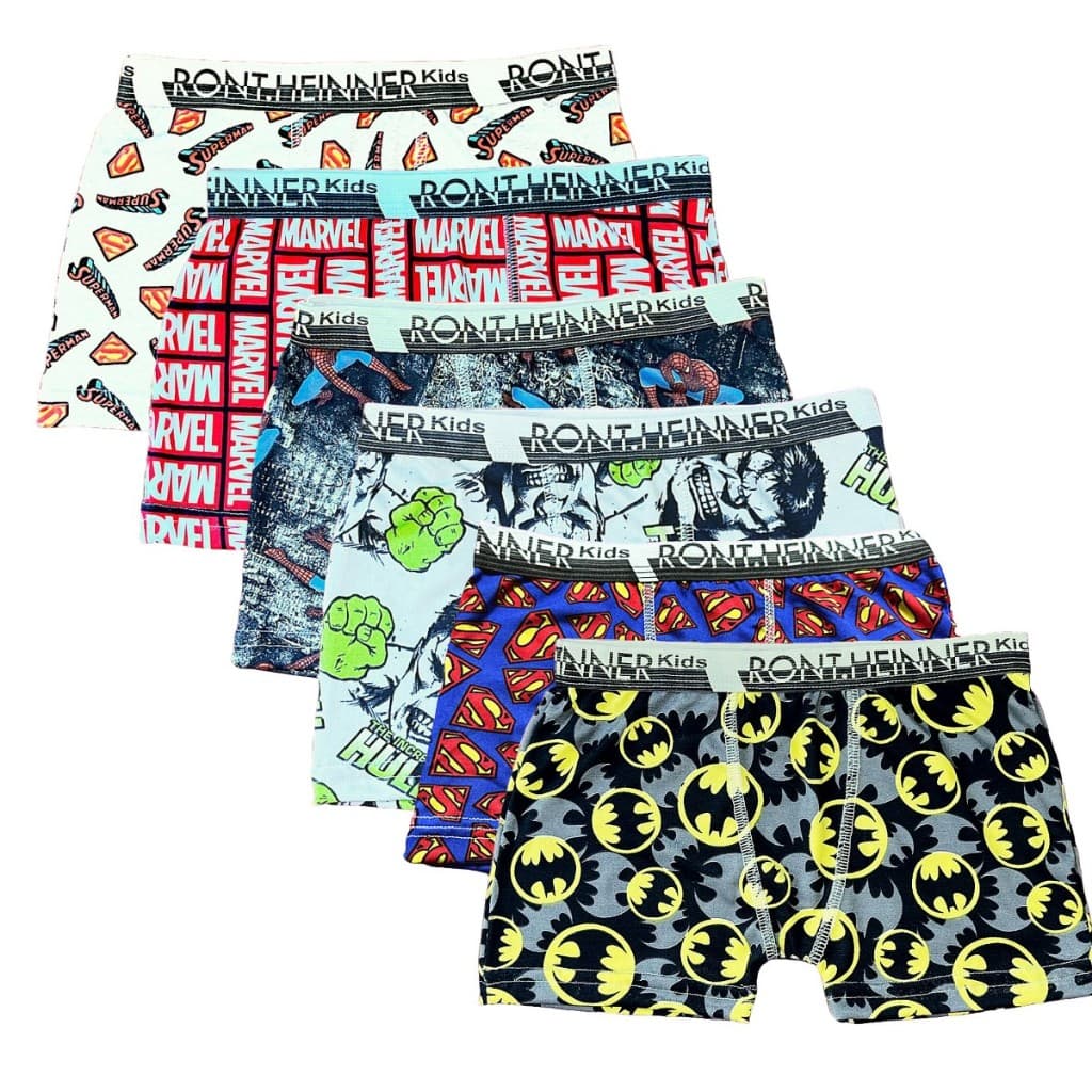 Kit 10 Cueca Infantil Box Cuecas boxer