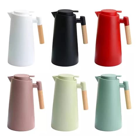 Garrafa Térmica 1 Litro Com Termômetro Led Para Chás Café Design Moderno