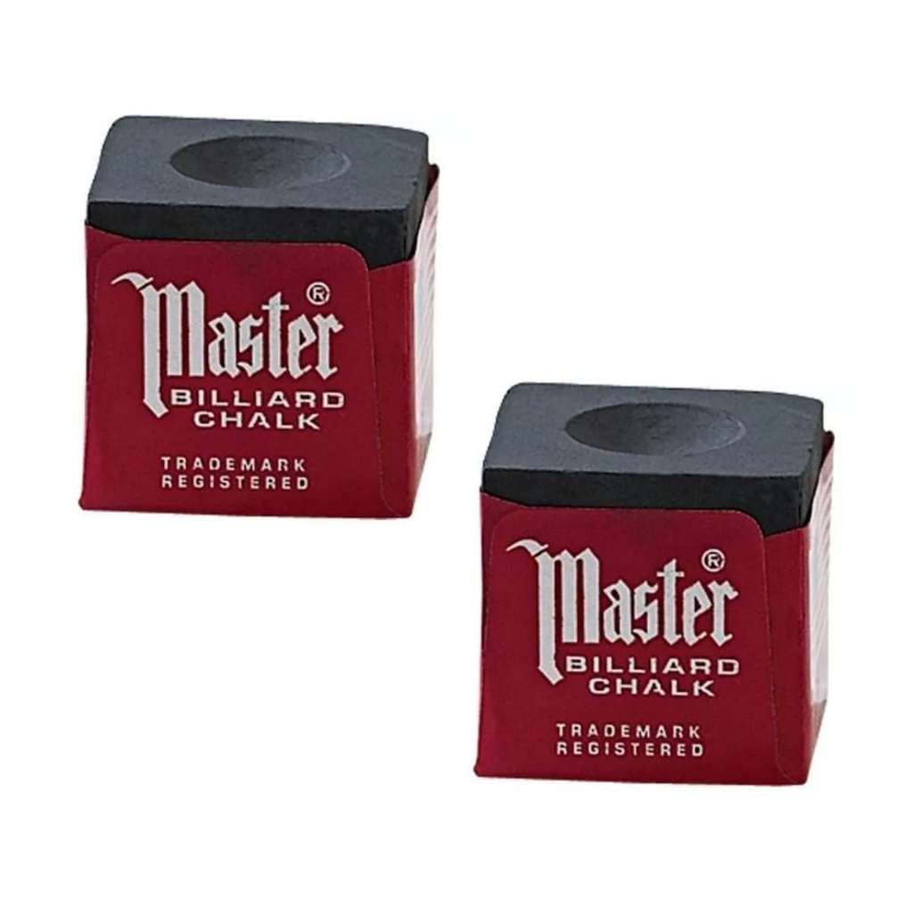 2 Giz Master Preto Para Bilhar / Sinuca / Snooker