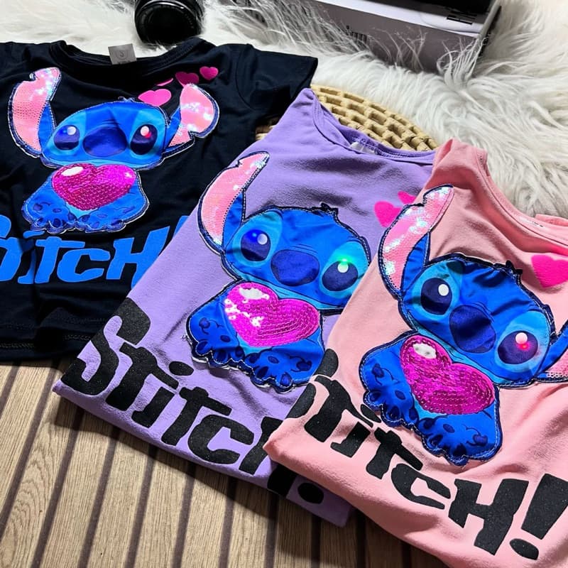 CAMISETA LED PISCA PISCA MENINAS A PROVA DE ÁGUA