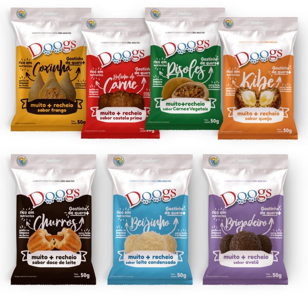 Petisco Para Cães Delicias De Festa de Aniversário Doogs