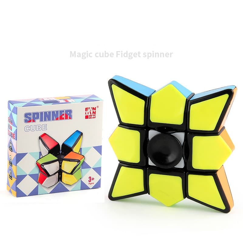 Cubo Magico Fidget Spinner 1x3x3 Yumo One Brinquedo Magic Cube Anti Stress Pronta Entrega