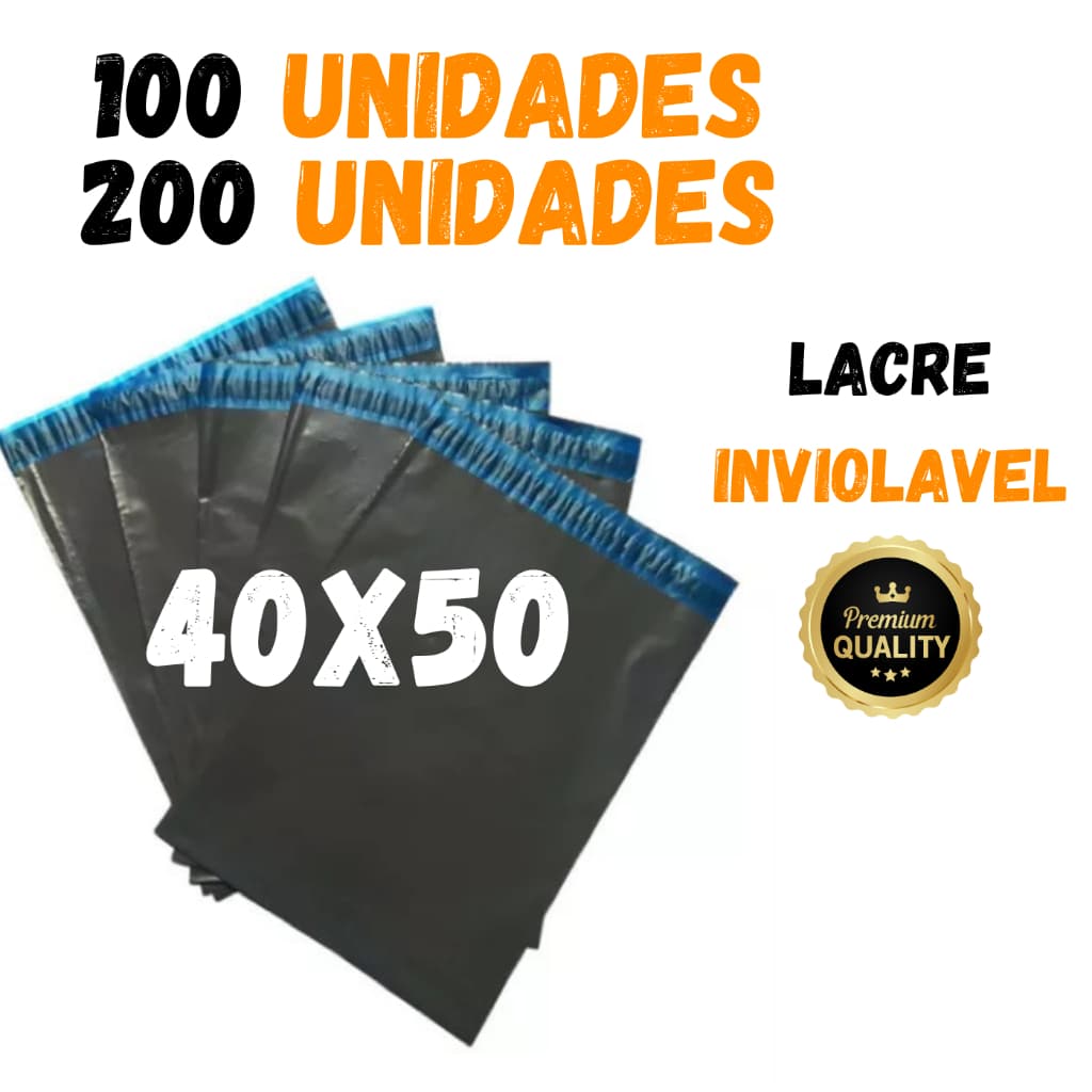 kit envelope 40x50 Envelope De Segurança Embalagem Correio Saco Adesivado