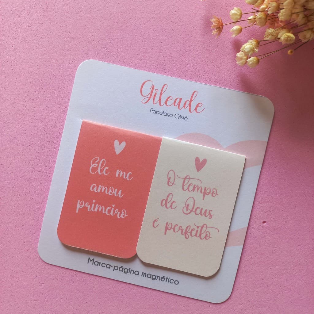 Kit 2 Marca páginas magnéticos Gileade