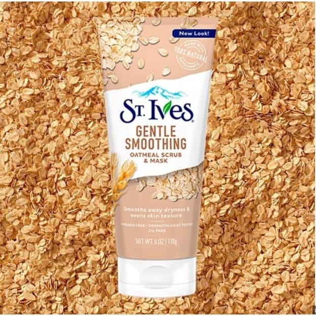 St. Ives esfoliante corporal de aveia gentle smoothing 170g