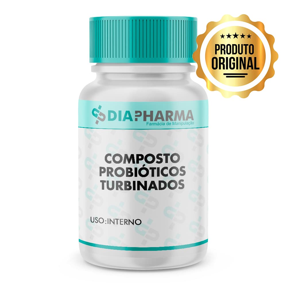 Composto Probióticos Turbinados 60 Cápsulas