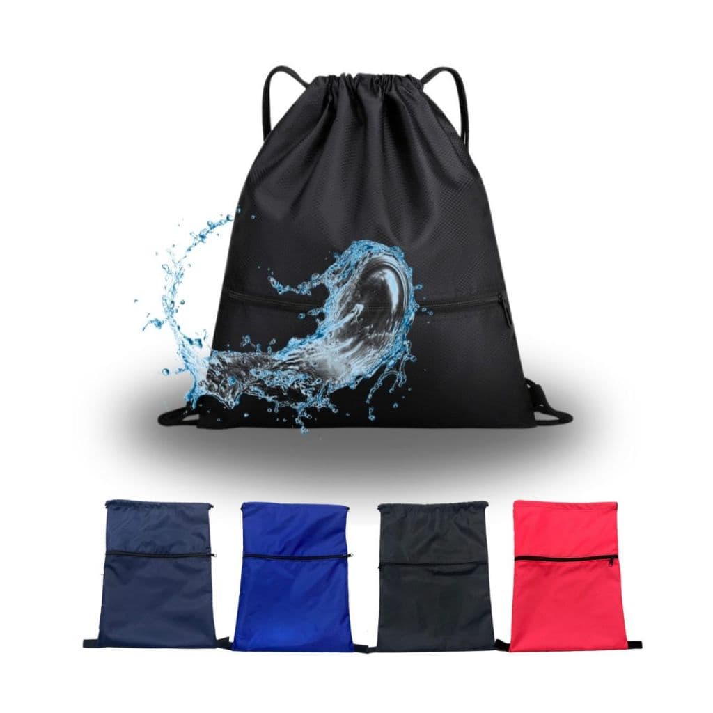 Mochila Saco Academia Bolsa Esportiva Bag Unissex Resistente Com Bolso