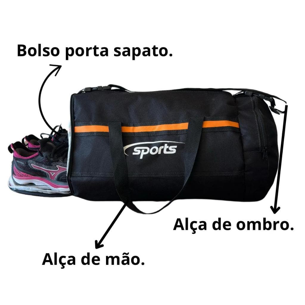 Bolsa Academia Porta Sapato Reforçada