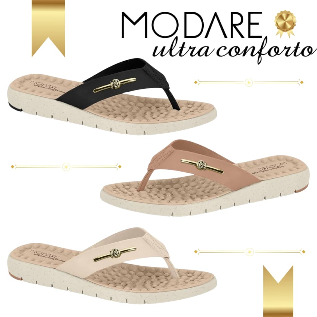 Tamanco Feminino Casual Dia a Dia Ultra Conforto Modare Antiderrapante