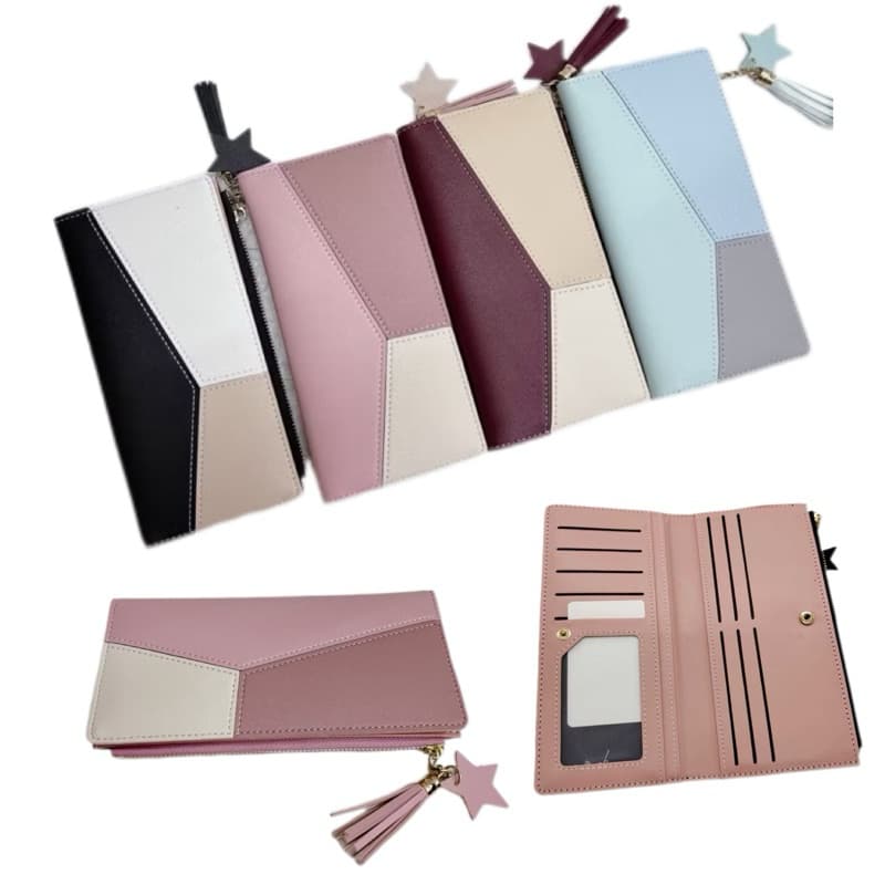 carteira feminina  porta celular, cartão, documento, moeda 6502