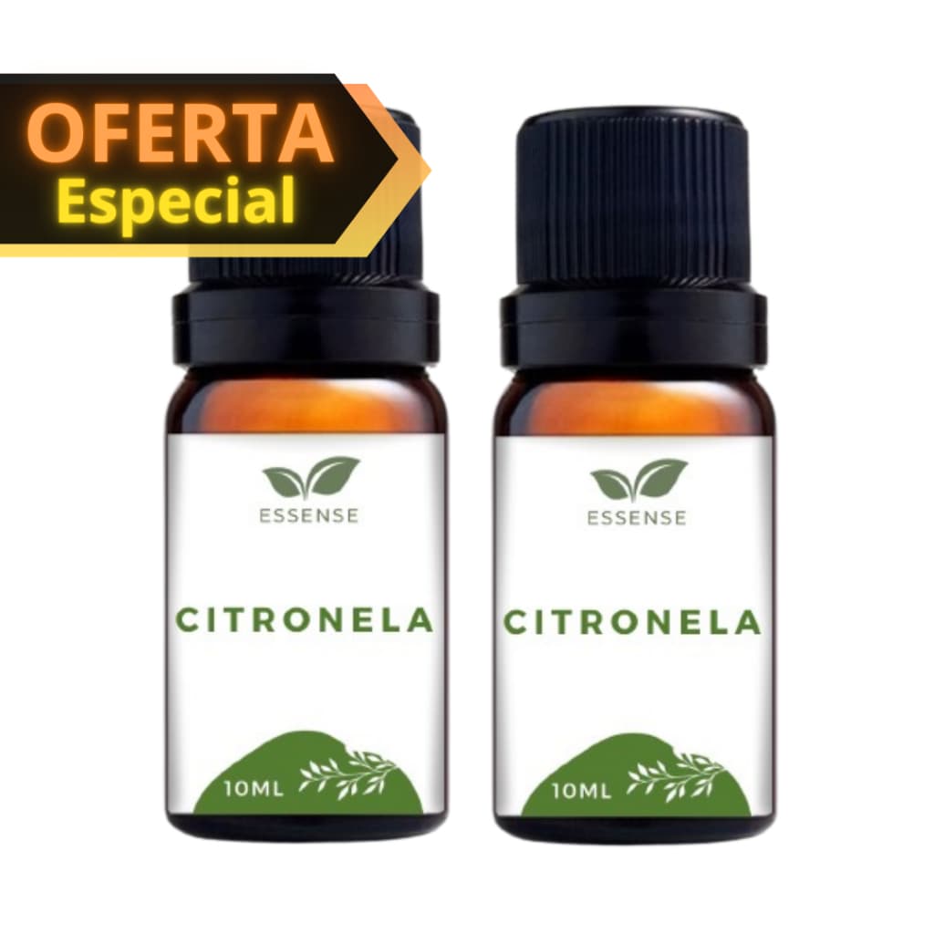 2 Essências de Citronela Hidrossolúvel Difusor Aromatizador Umidificador Repelente Óleo Essencial