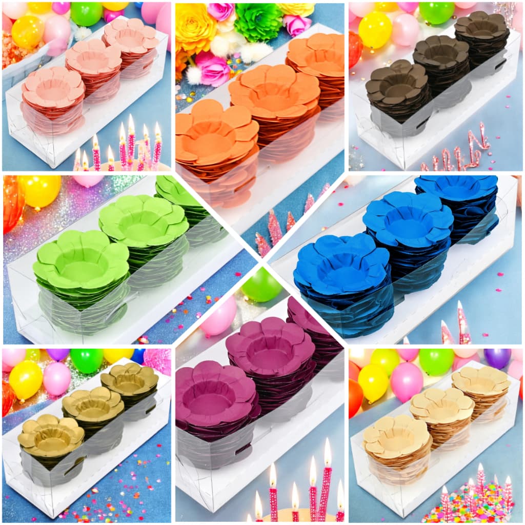 50 Forminhas Para Doces Finos Flor Margarida Festa Casamento