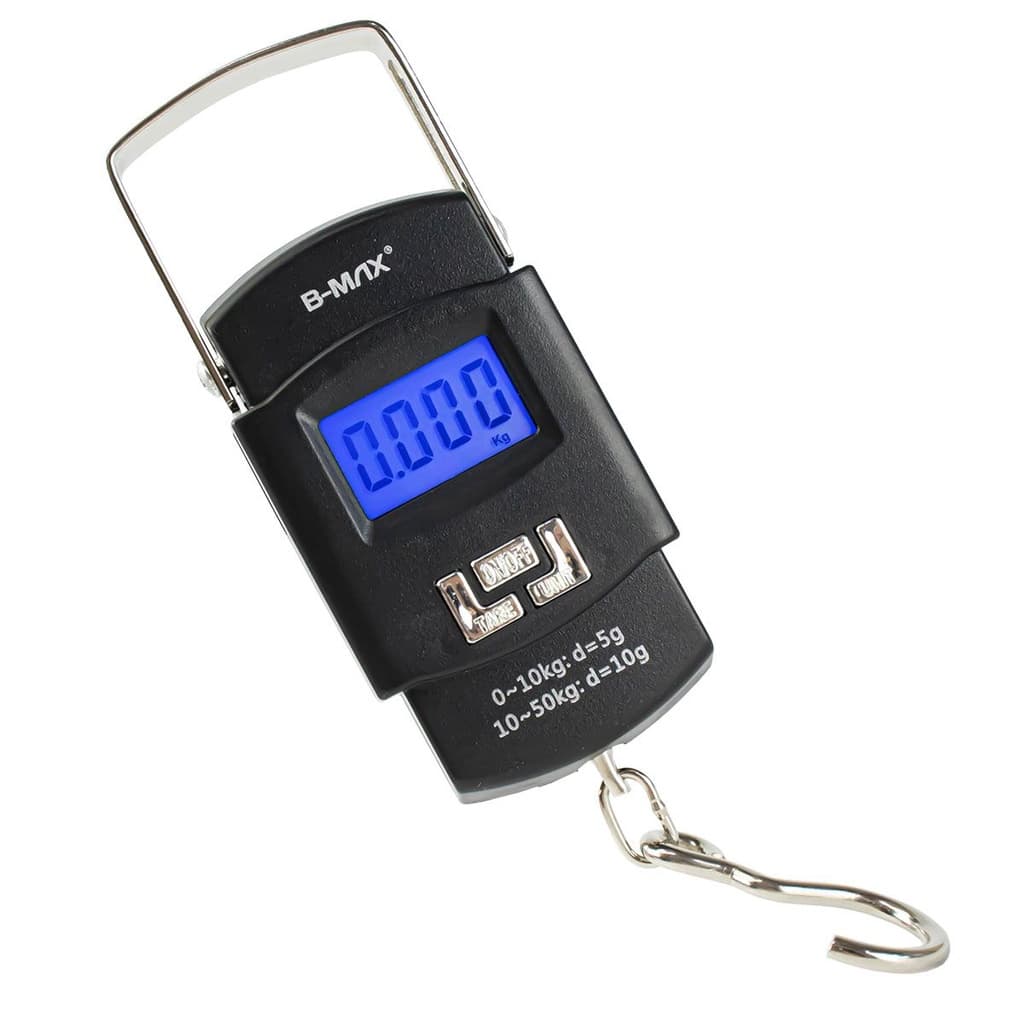 Balança Portátil De Mão Digital 50Kg Com Gancho Pendurar Pesar Fácil Malas Mochila Bagagem