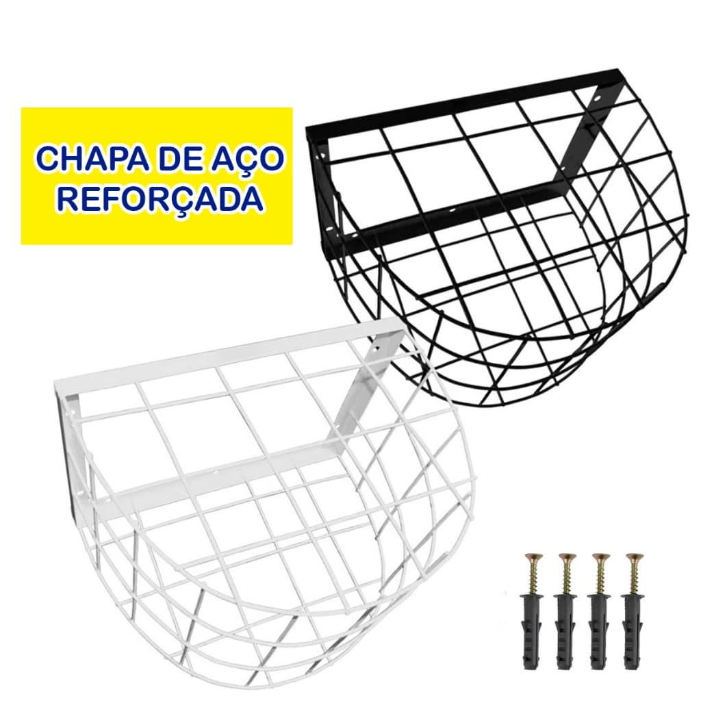 Grade De Proteção Reforçada Para Câmera De Segurança Cftv Intelbras Hikvision Citrox Garen Redonda