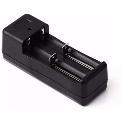 Carregador Duplo Bateria Pilhas AA e AAA 18650, 16340, 14500 - USB