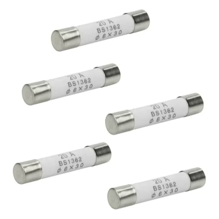 Kit 10 Peças – Fusível de Cerâmica para Micro-ondas 20A / 250V