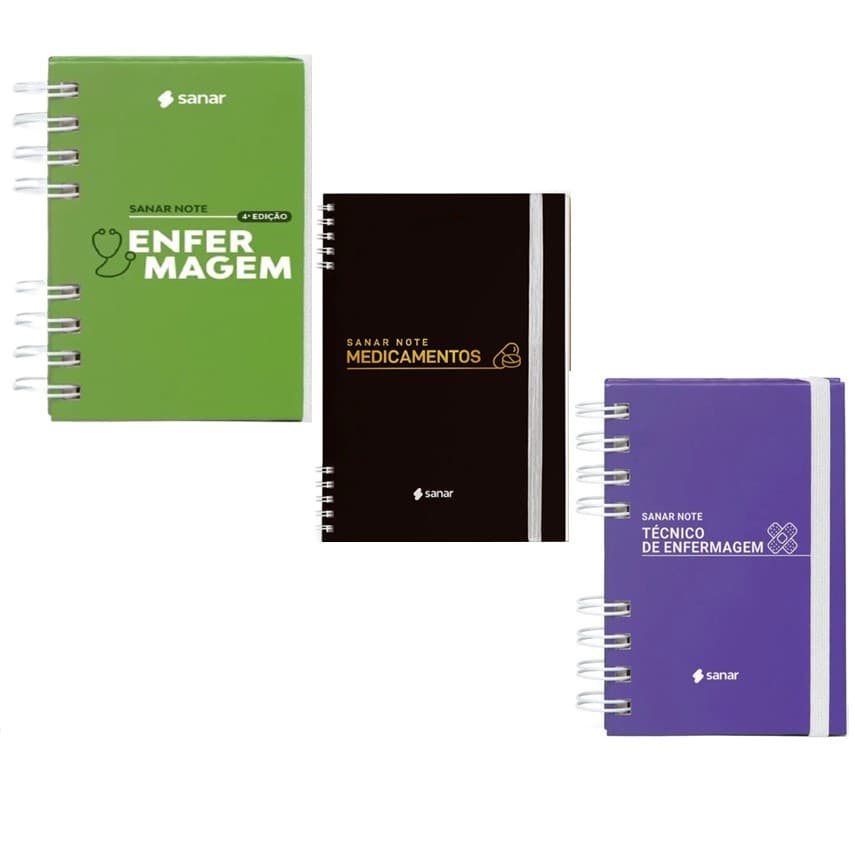 Kit Enfermagem 4 edição + Medicamentos + Técnico de Enfermagem