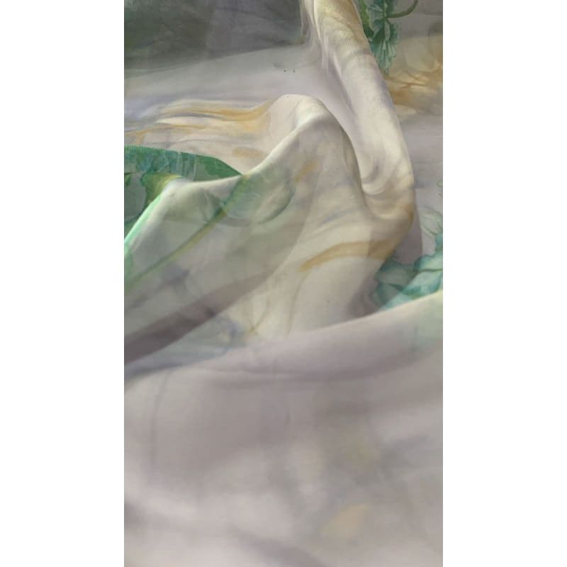 Seda estampada 2 metros