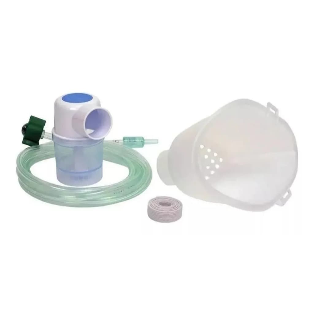 Kit Para Inalador Ns Original Mangueira Mascara E Copo