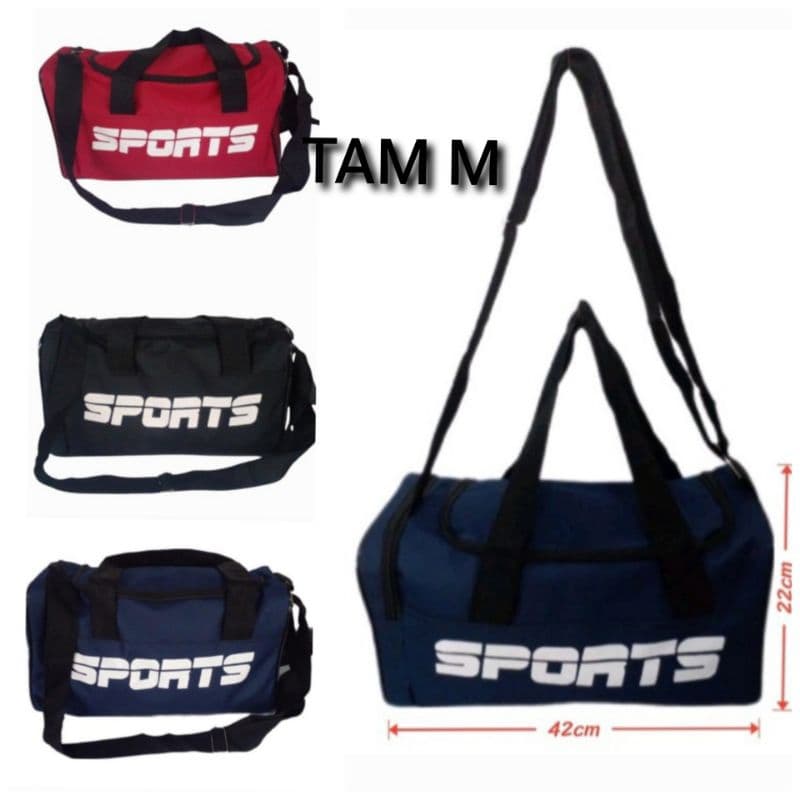 Sacola de Viagem Bolsa Tiracolo Média Tam M com 3 Opções de Cores Viagens Academia Passeio Etc