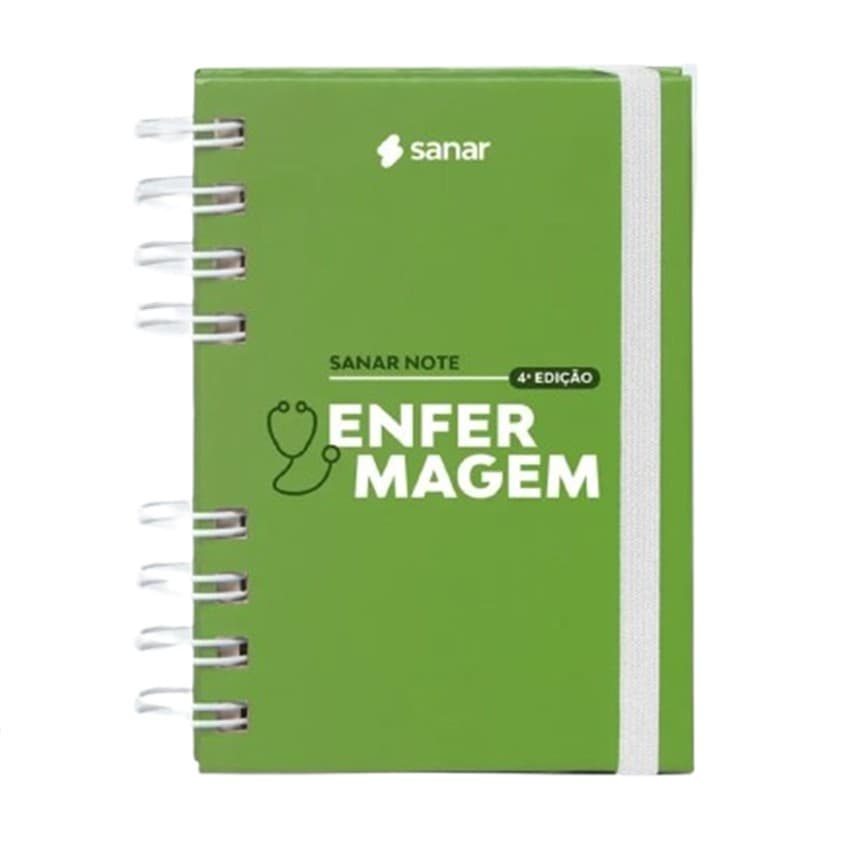Livro Sanar Note Enfermagem 4 Edição 2024 Lançamento
