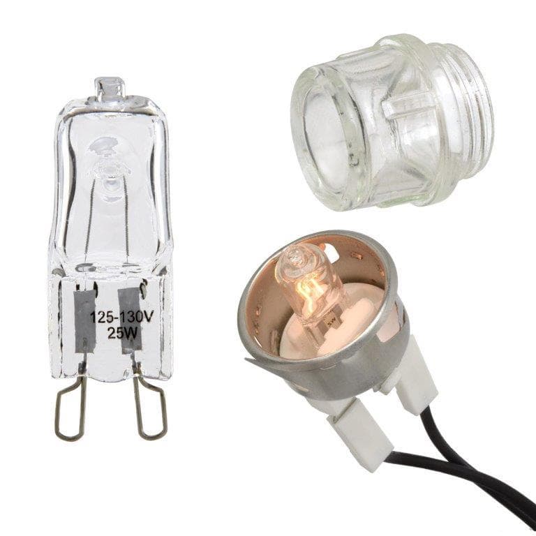 Soquete Para Forno E Fogão Com Lâmpada Halogena G9 127v 25w electrolux