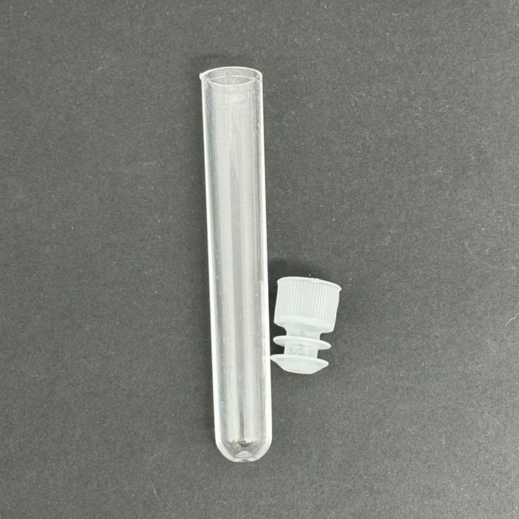 Tubo de Ensaio 12x75mm 5ml Tampa Tipo Flecha 50 Unidades