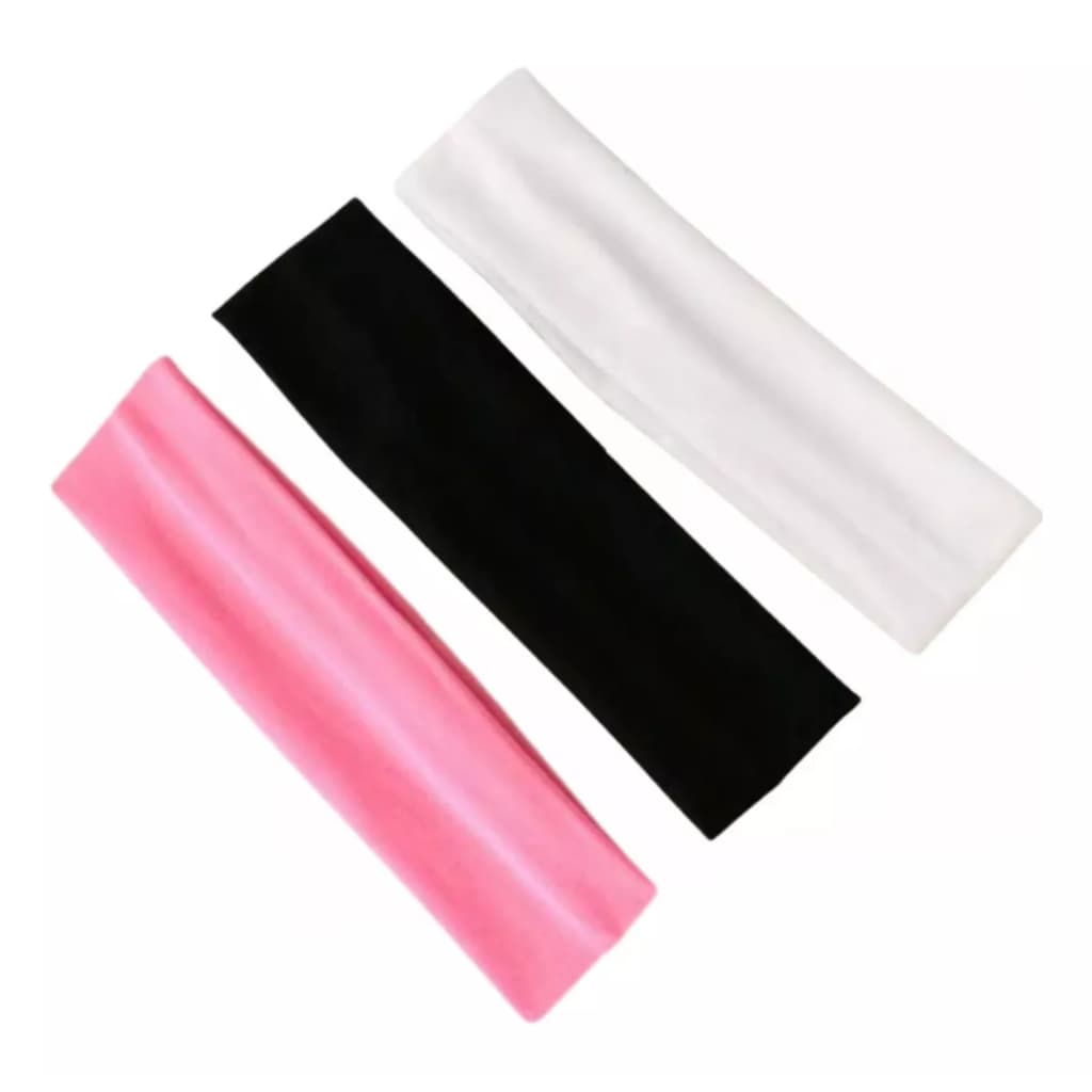 Faixas Para Cabelo Modelo Básico 3 Peças