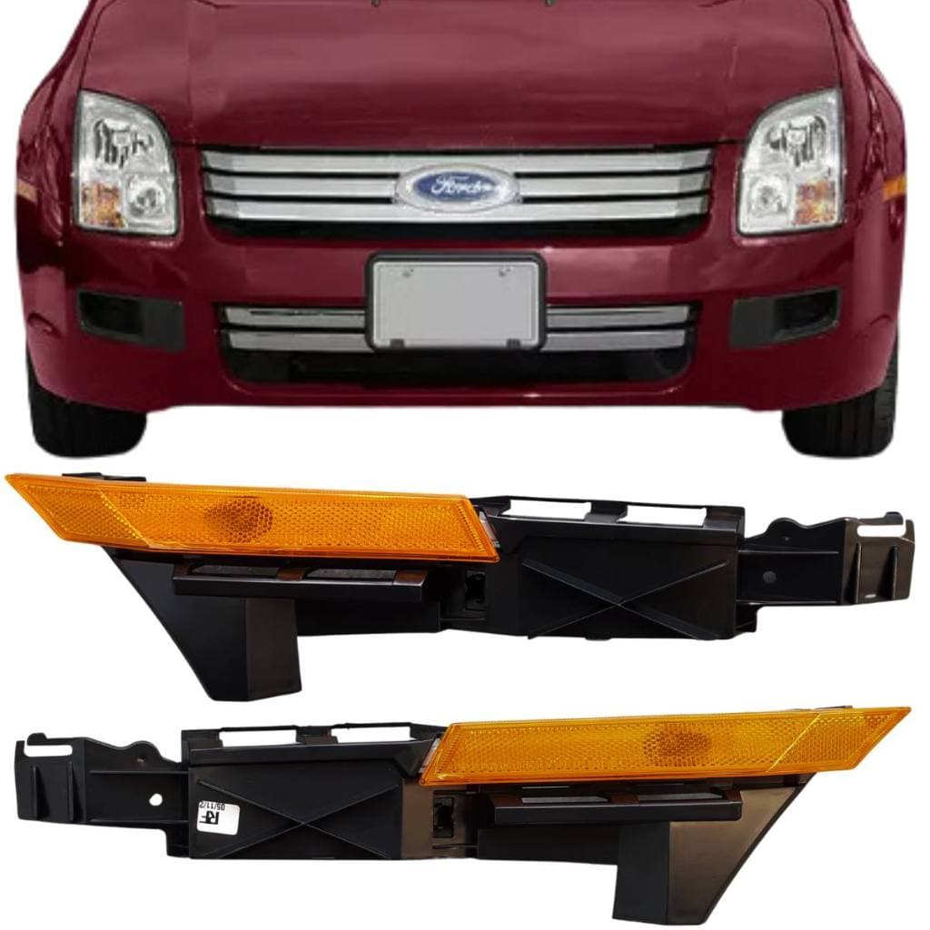 Guia Para Choque Dianteiro Com Lanterna Fusion Ano 07/09 Cód 28482/3 PAR