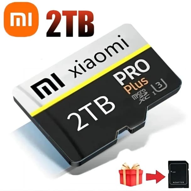 Cartão Micro SD 2TB Ultra Rápido | Classe 10 U3 A2 | Para Celular, Drone, Câmera, PC