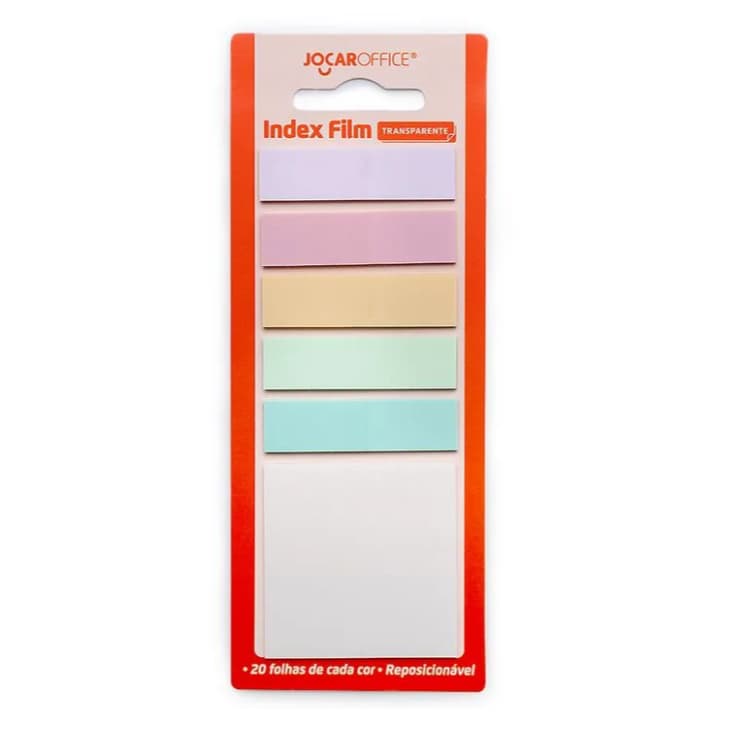 Index Film Pastel Trend Nota Adesiva Sticky Notes
