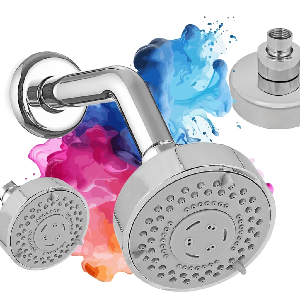 Ducha A Gás Chuveiro A Gás Jato Articulado Redondo 5 Modos Chuveiro frio aquecedor solar a gás