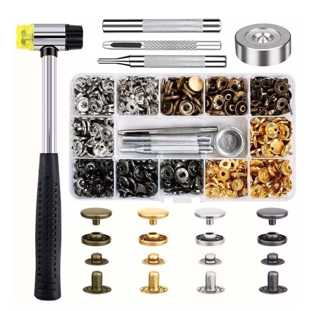 Kit de fecho de pressão Fecho de pressão com 4 ferramentas de ajuste