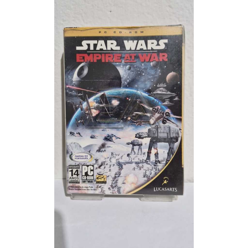 Pc Cd-rom Box Star Wars Empire At War Colecionador