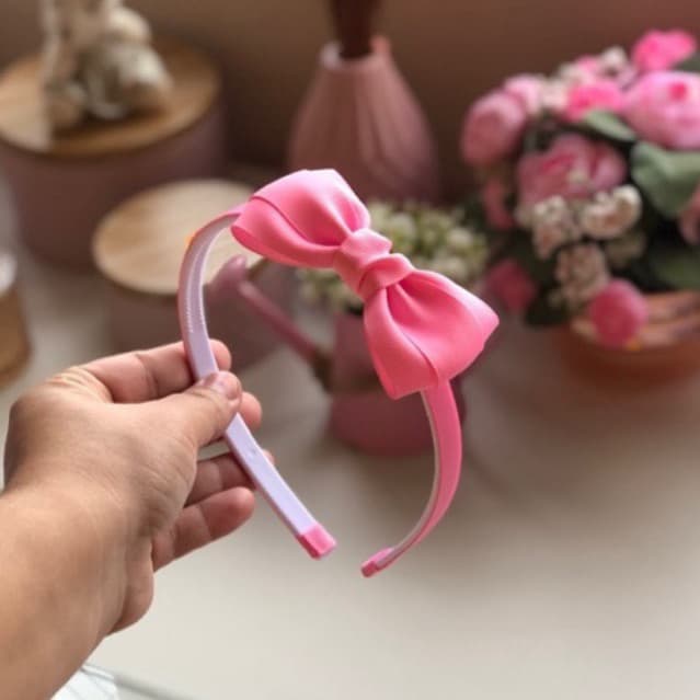 Arco delicado colorido cabelo menina/cores variadas