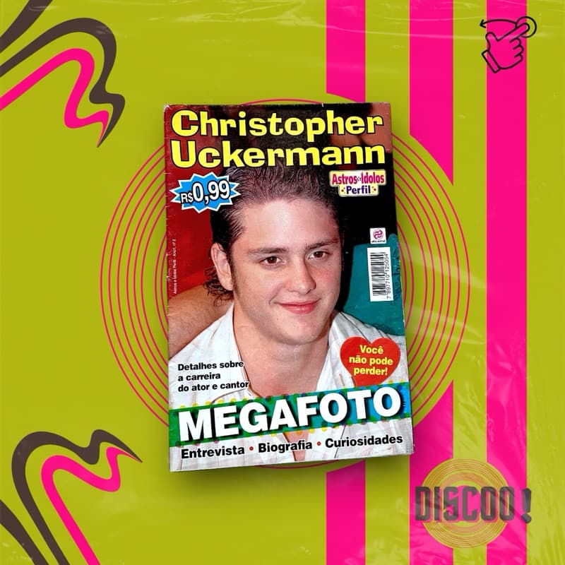 Revista Pôster Astros e Ídolos Perfil | Christopher Uckermann