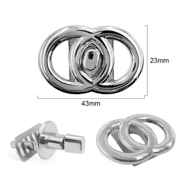 Fecho para Bolsa - 23mm x 43mm  - RO.151500
