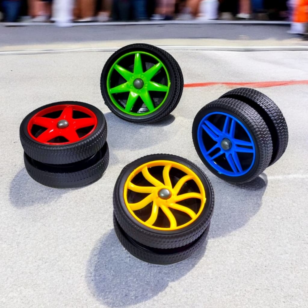 Super Yo-yo Ioiô Roda de Carrinho de Corrida Brinquedo Infantil Colorido Divertido