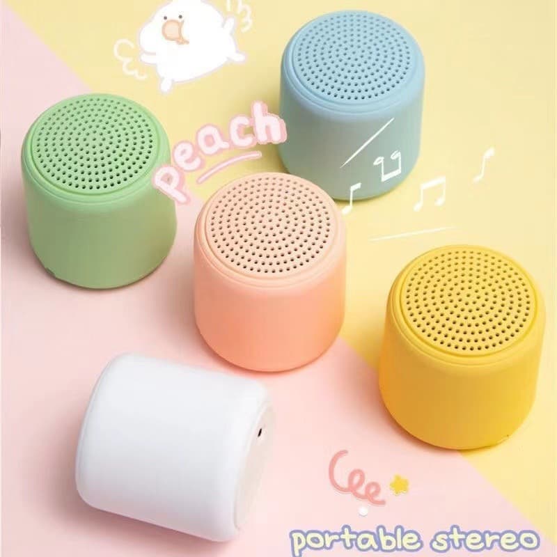 Mini Caixa De Som Inpods Little Fun Macaron Portátil Bluetooth TWS