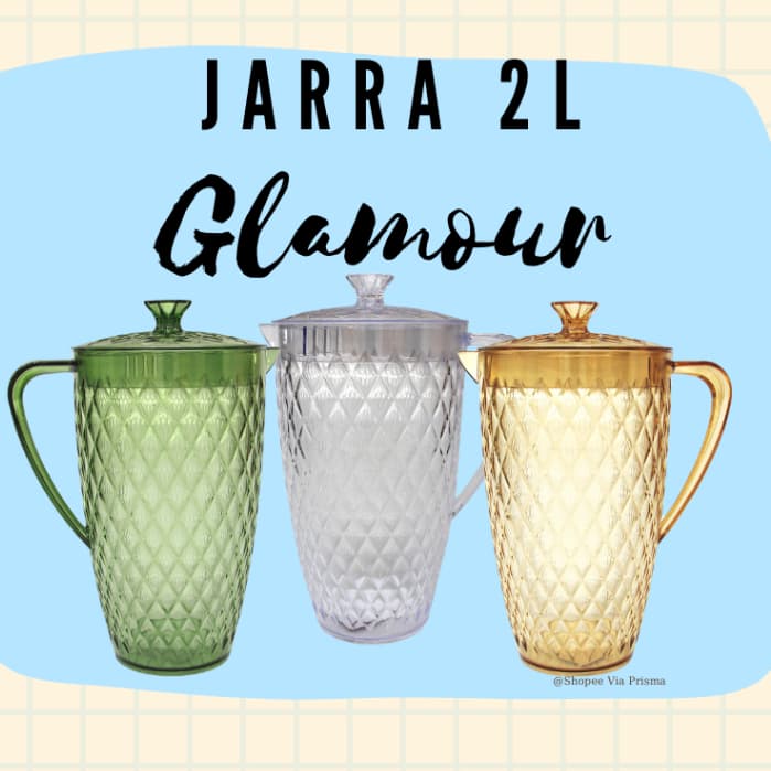 Jarra de Plástico 2 L Glamour - Plasútil