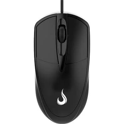 Mouse Gamer Rise Mode OF-01 USB 3200 DPI Preto Profissional - Original